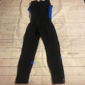 Oceanic Long Wet Suit Kitesurfing Surfing Scuba Black with Belt Mens Size Medium